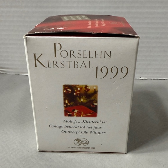 Hutschenreuther Christmas Ball Ornament Children Design Gift Vtg 1999 Limited - Picture 14 of 16